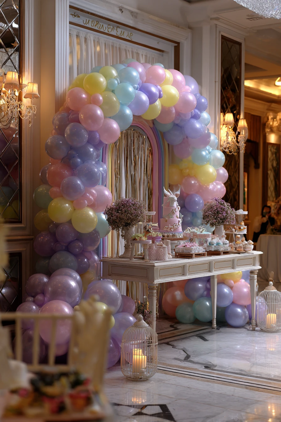 Enchanted Pastel Archway