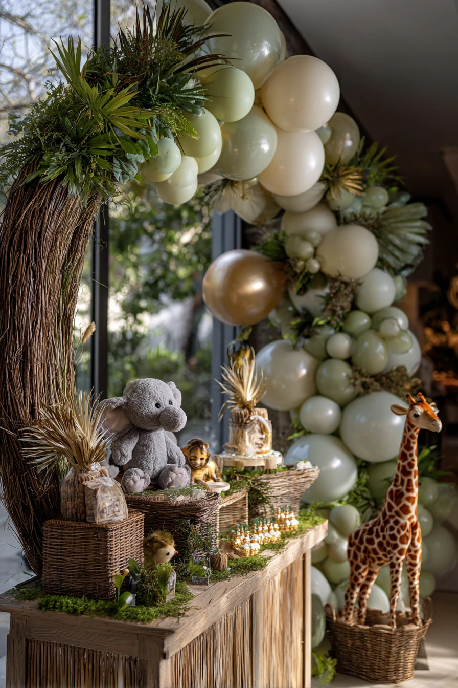 Safari Theme with Giraffe