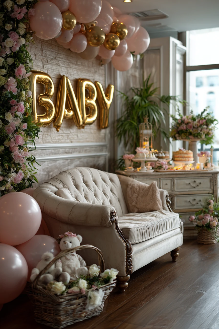 Vintage Floral Baby Shower