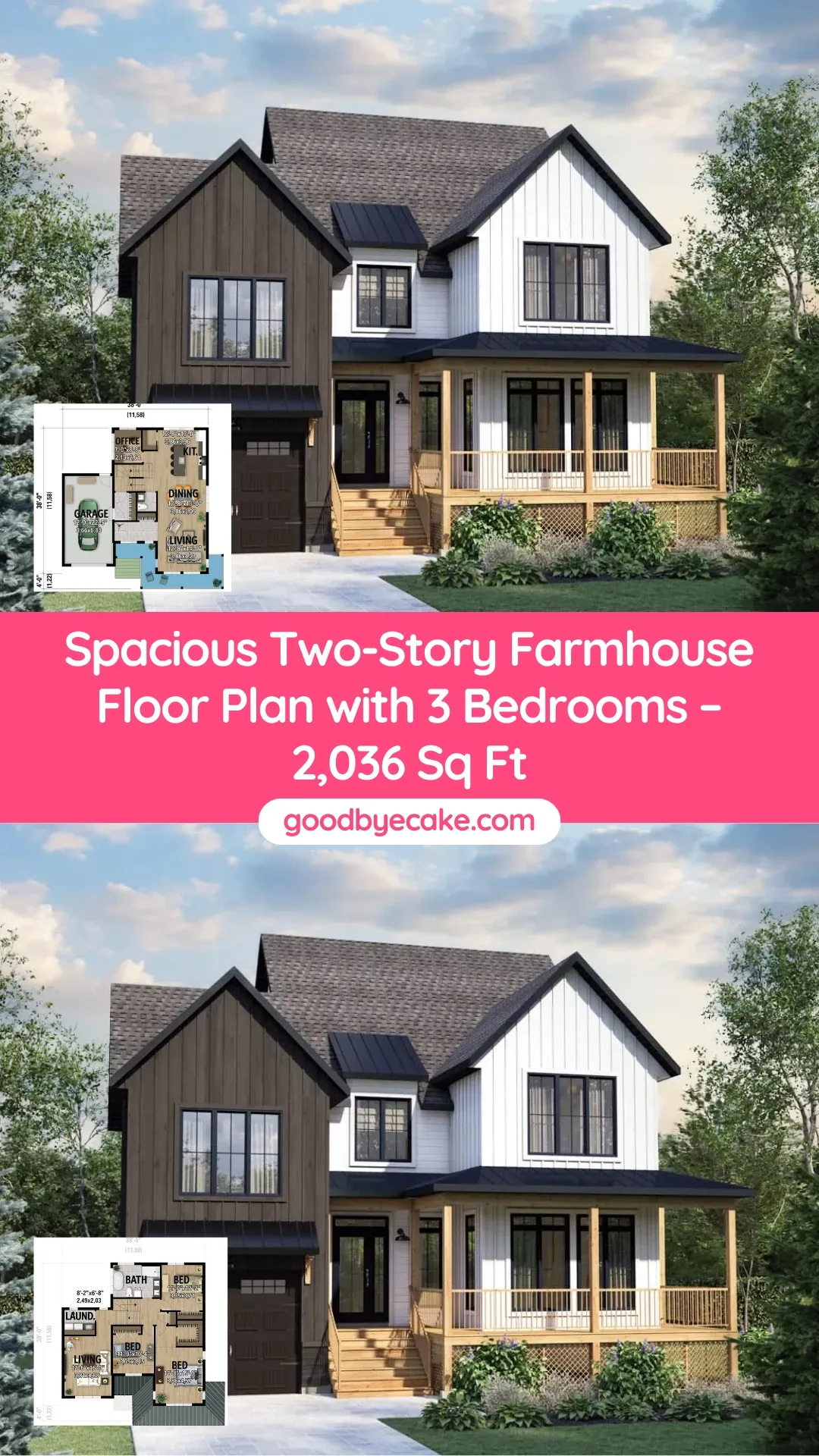 Main Level Analysis: 2,036 Sq Ft Farmhouse Layout
