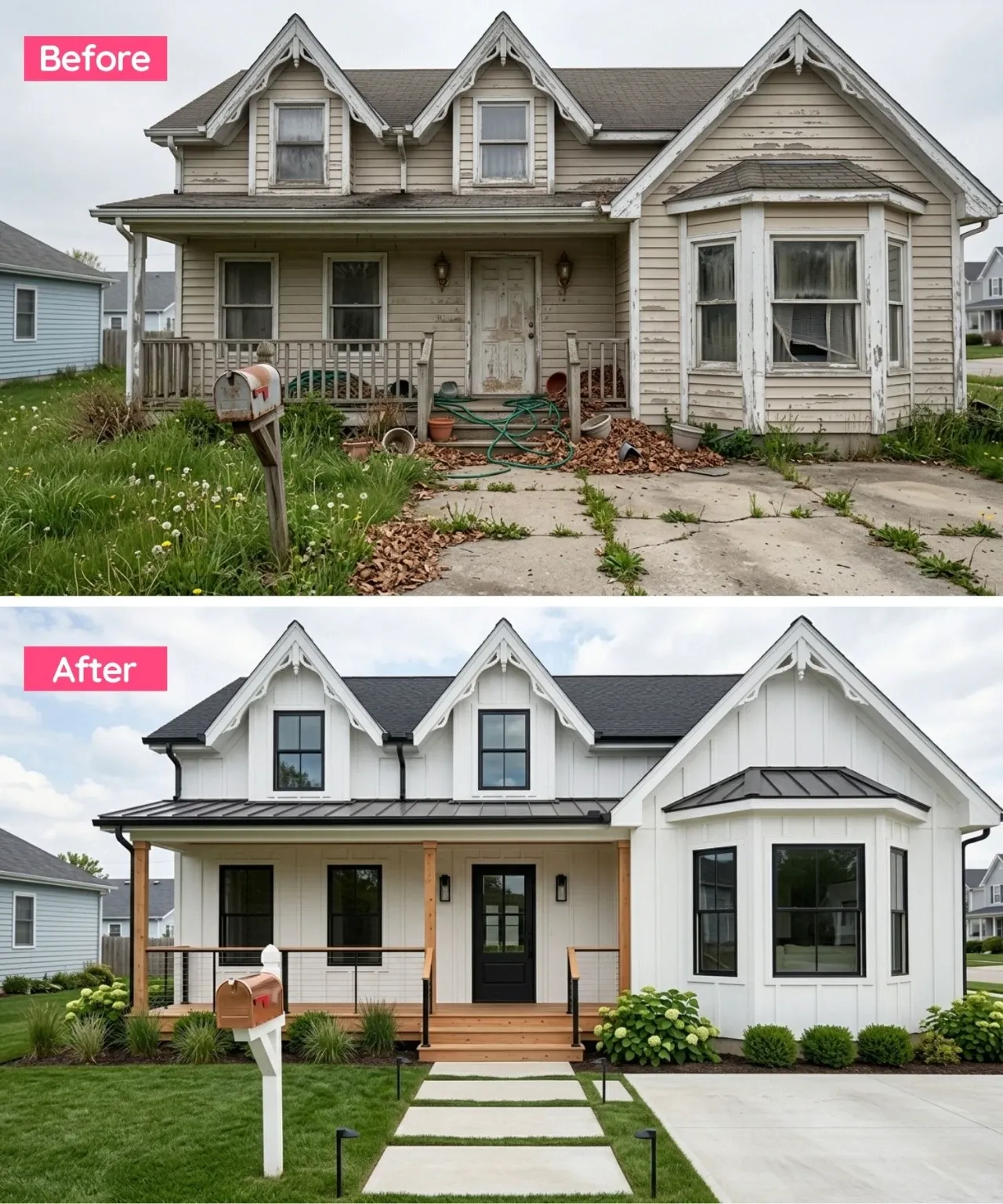 Crisp & Classic Modern Farmhouse