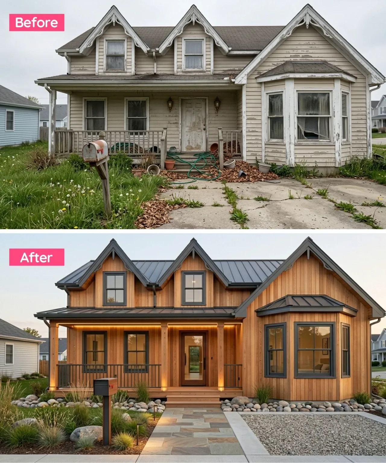 Organic Modern Wood Cladding