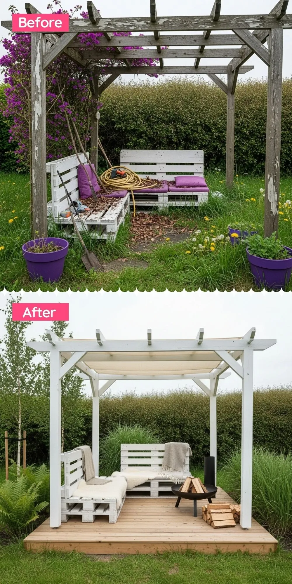 Nordic Hygge with White Wood and Warm Textiles