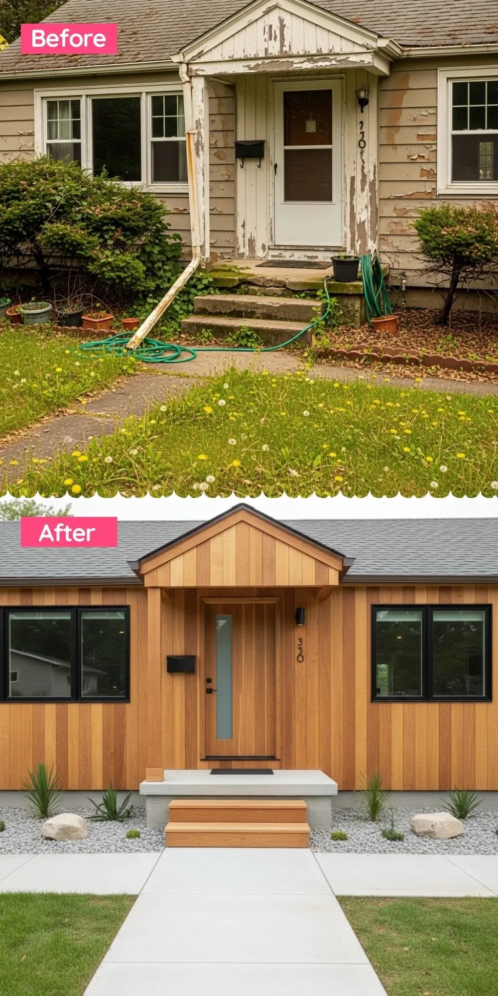 Organic Modern Wood Cladding