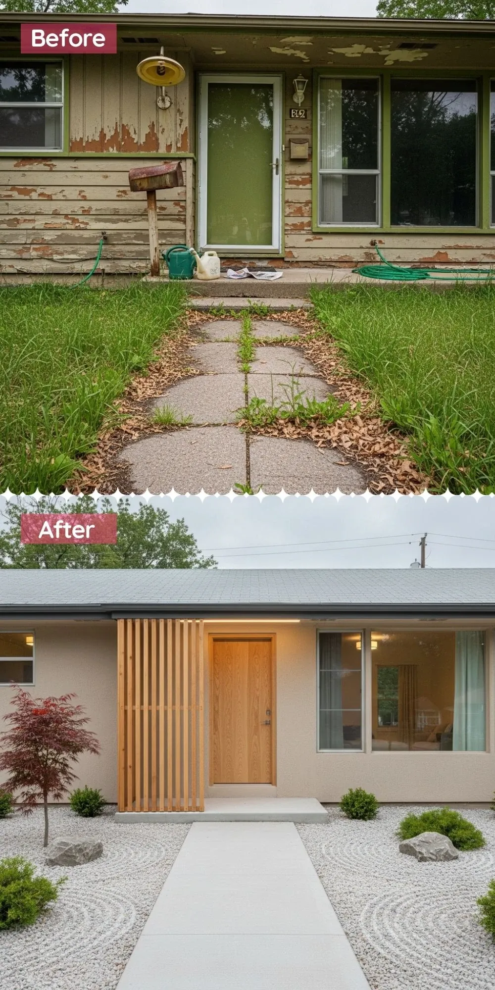 Minimalist Zen Courtyard