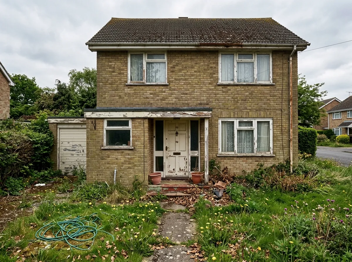 Before the Makeover: A Dated 1970s Brick Home Ready for Change