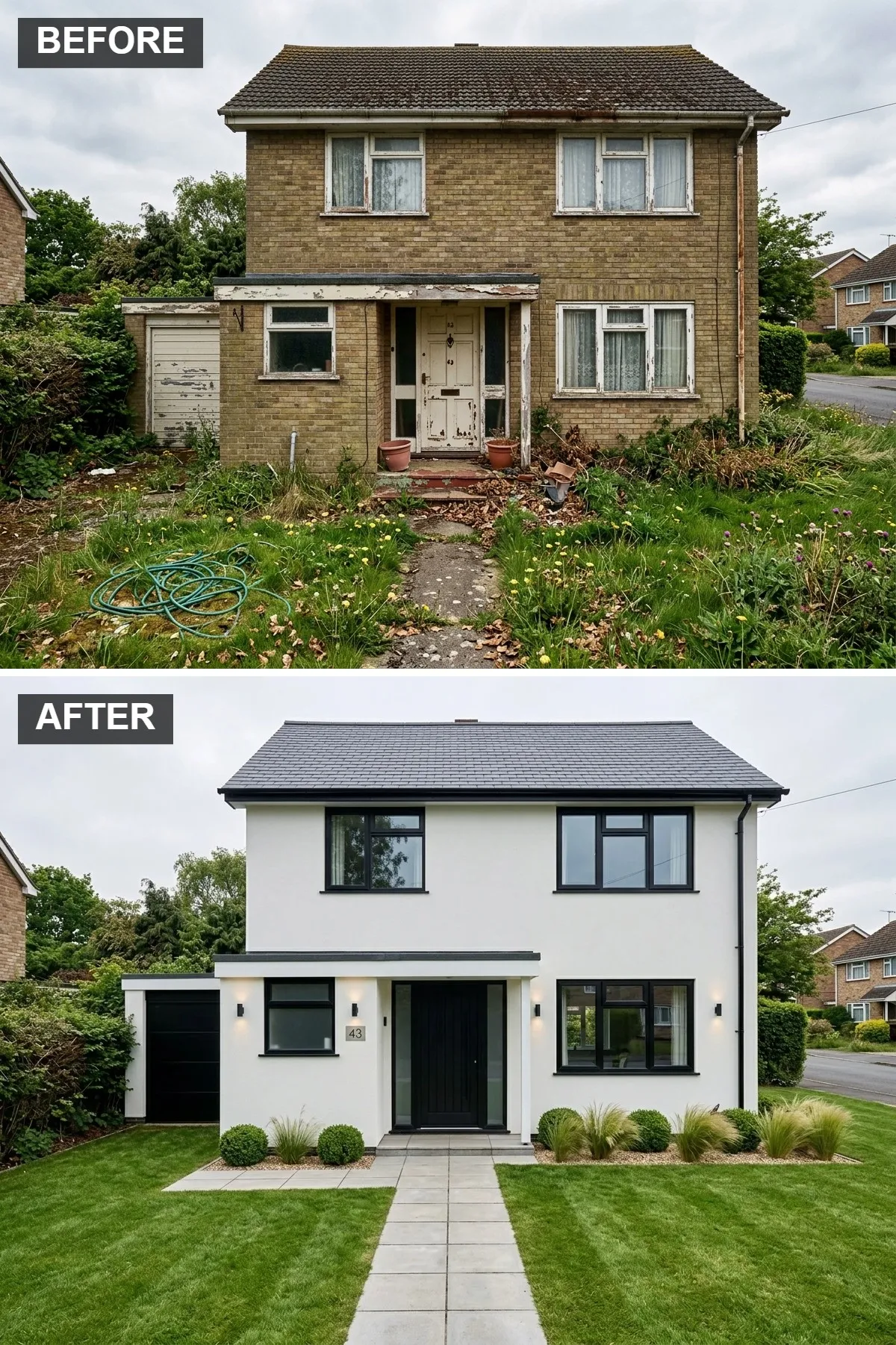 The Clean & Crisp White Render Transformation