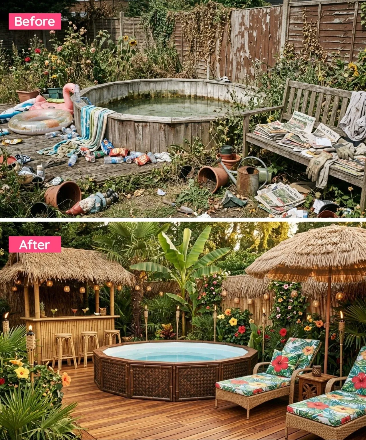 A Tropical Tiki Paradise