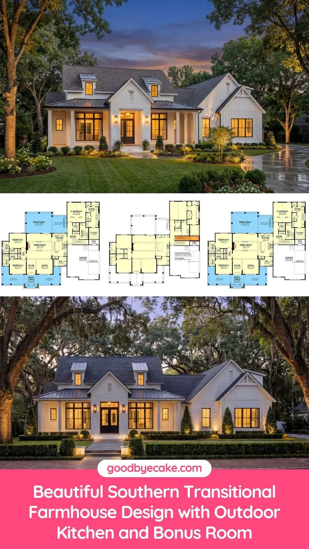 Floor Plan Analysis: Transitional Southern Farmhouse Layout