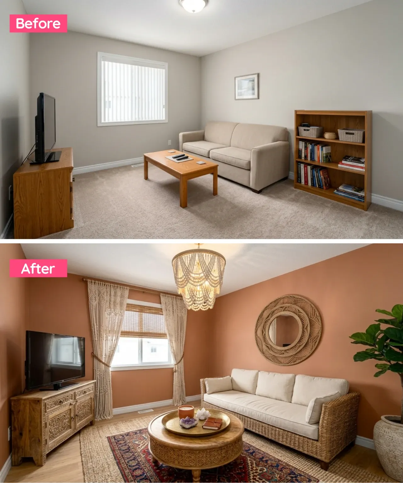 From Bland to Beautiful: A Modern Farmhouse Makeover