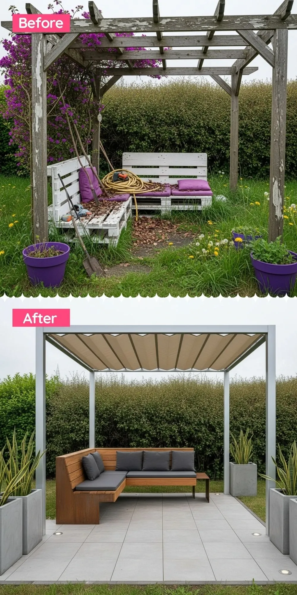 Sleek Modernism with a Retractable Canopy