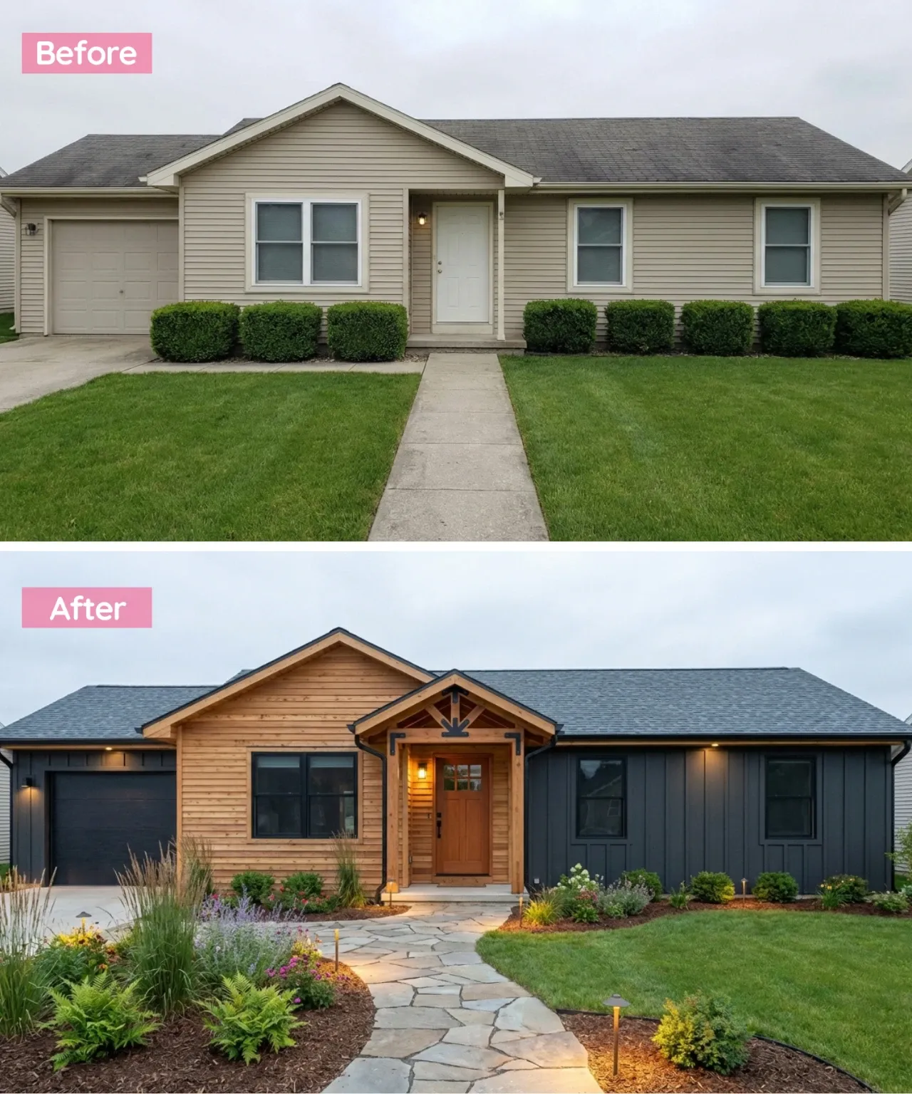 Rustic-Modern Fusion