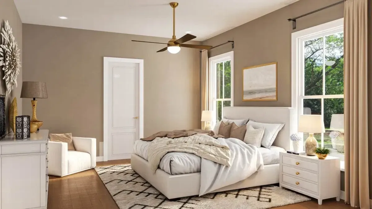 Modern Farmhouse Exterior with White Siding and Wood Accents