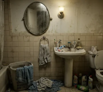 A highquality photograph of the small bathroom fro 5576901d09 360x320