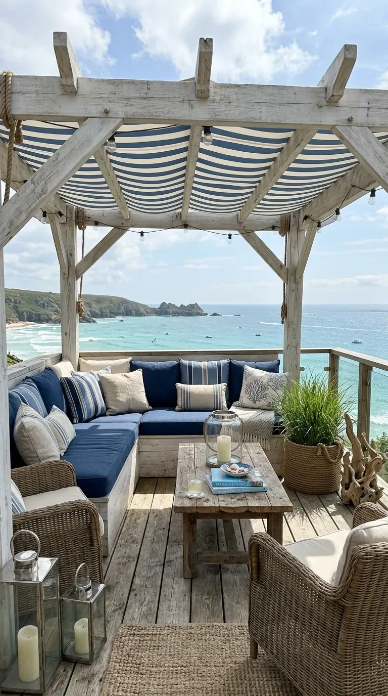 Seaside Wicker Lounge