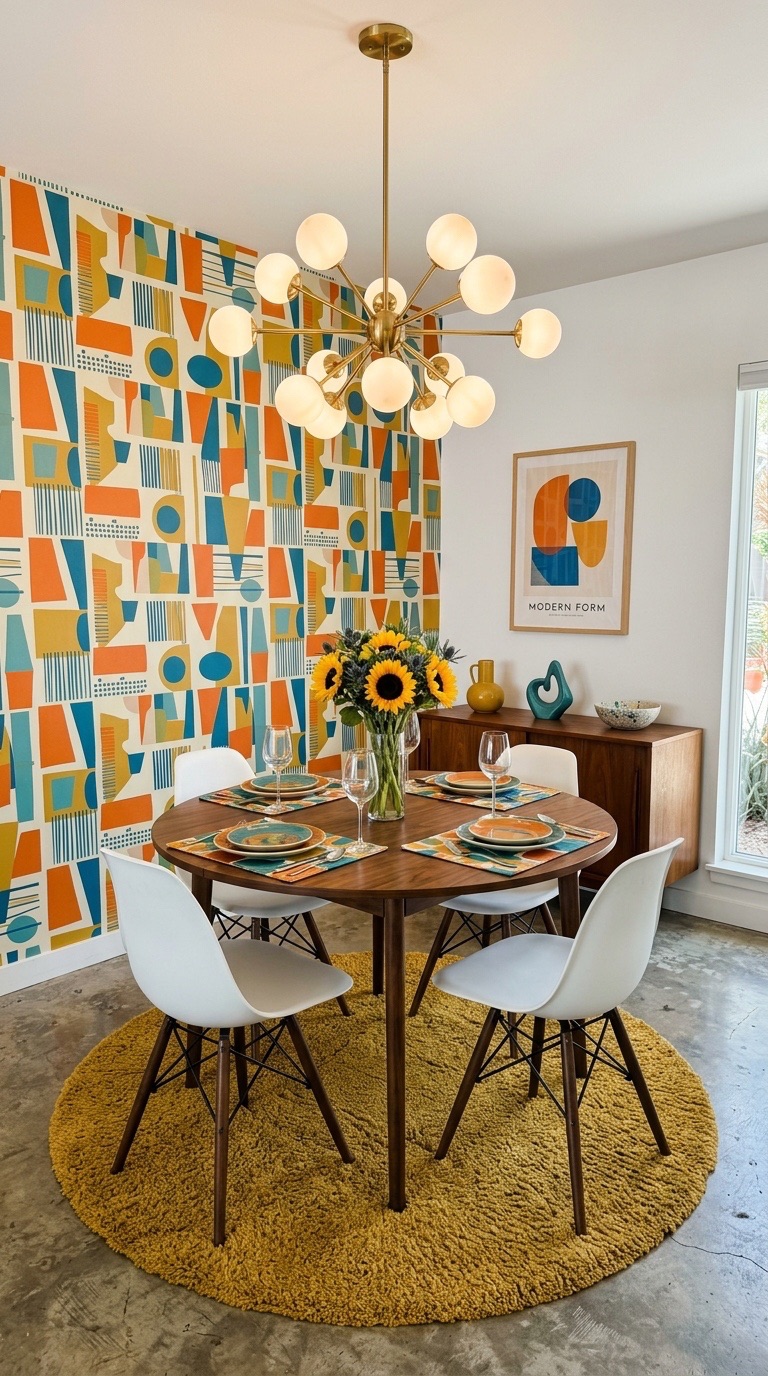 Retro Mid-Century Dining Nook
