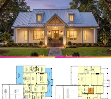 Blue And White Illustration Home Decor Logo 4 360x320