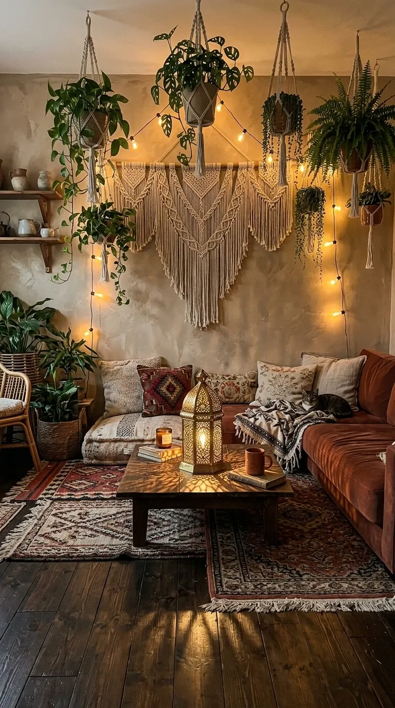 Bohemian Glow with String Lights