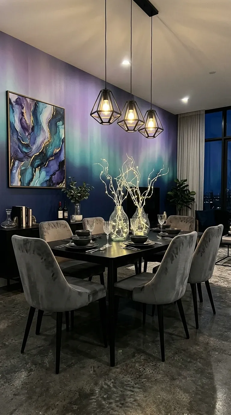 Aurora Borealis Inspired Dining