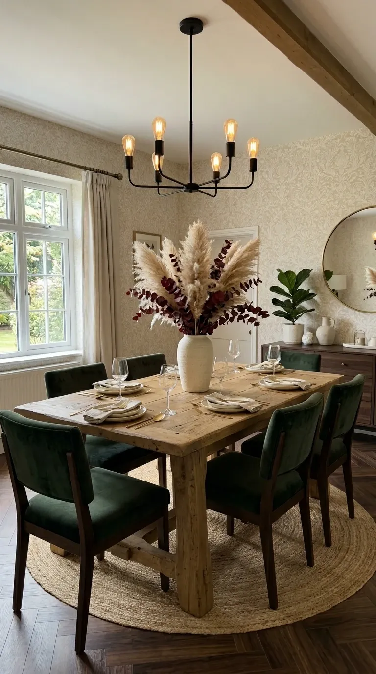 Elegant Dining with Dried Botanicals