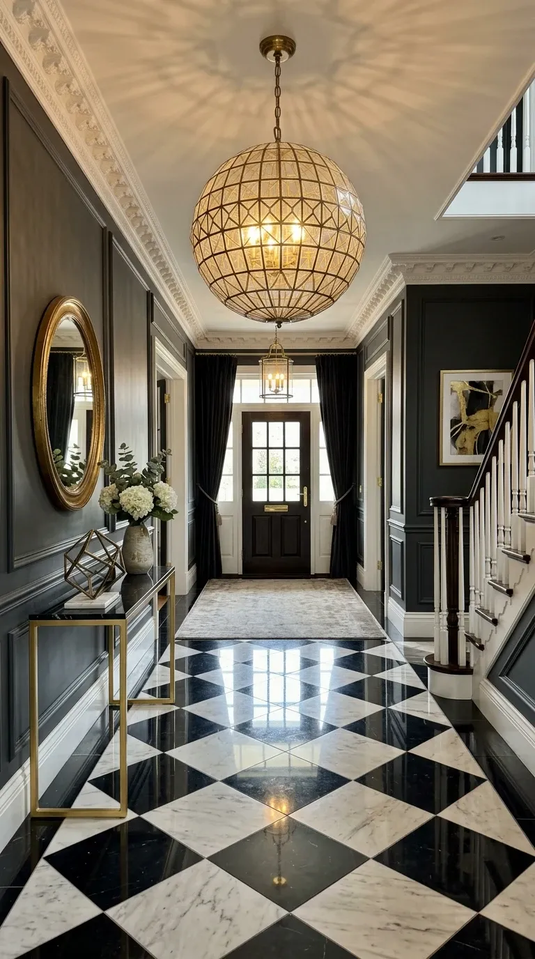 Grand Hallway Statement Lighting