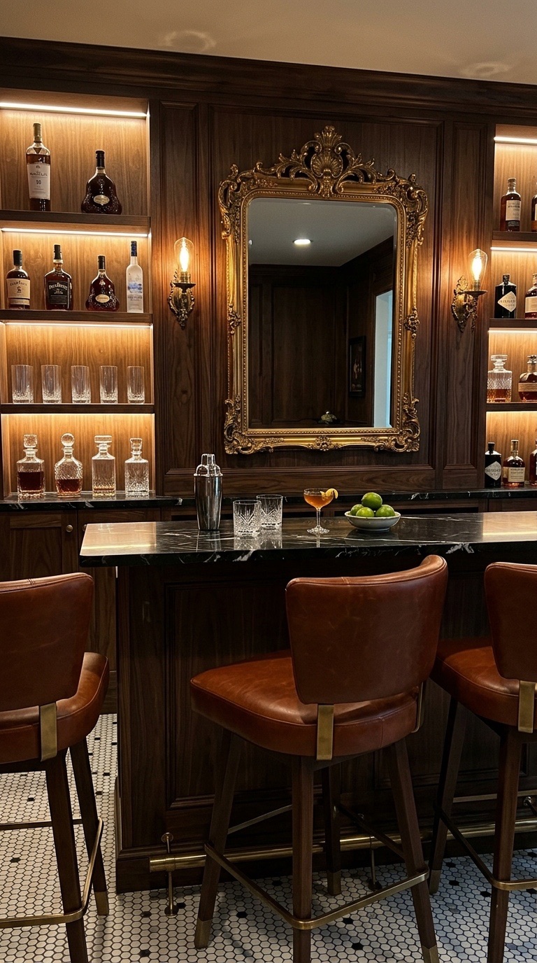 Classic Gentleman's Home Bar