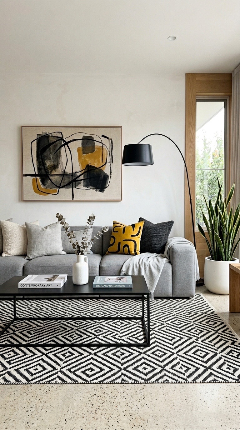 Modern Minimalist Living Room