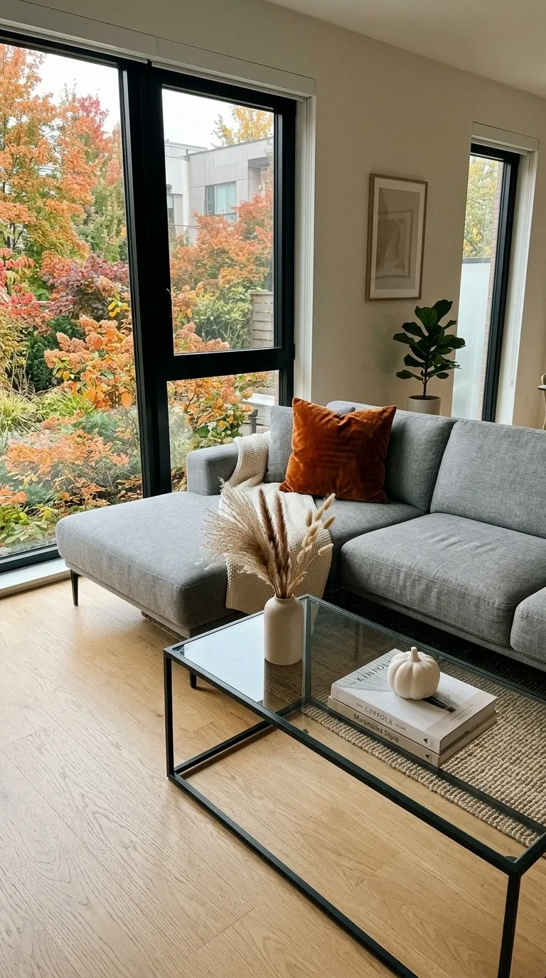 Modern Living with Autumn Views