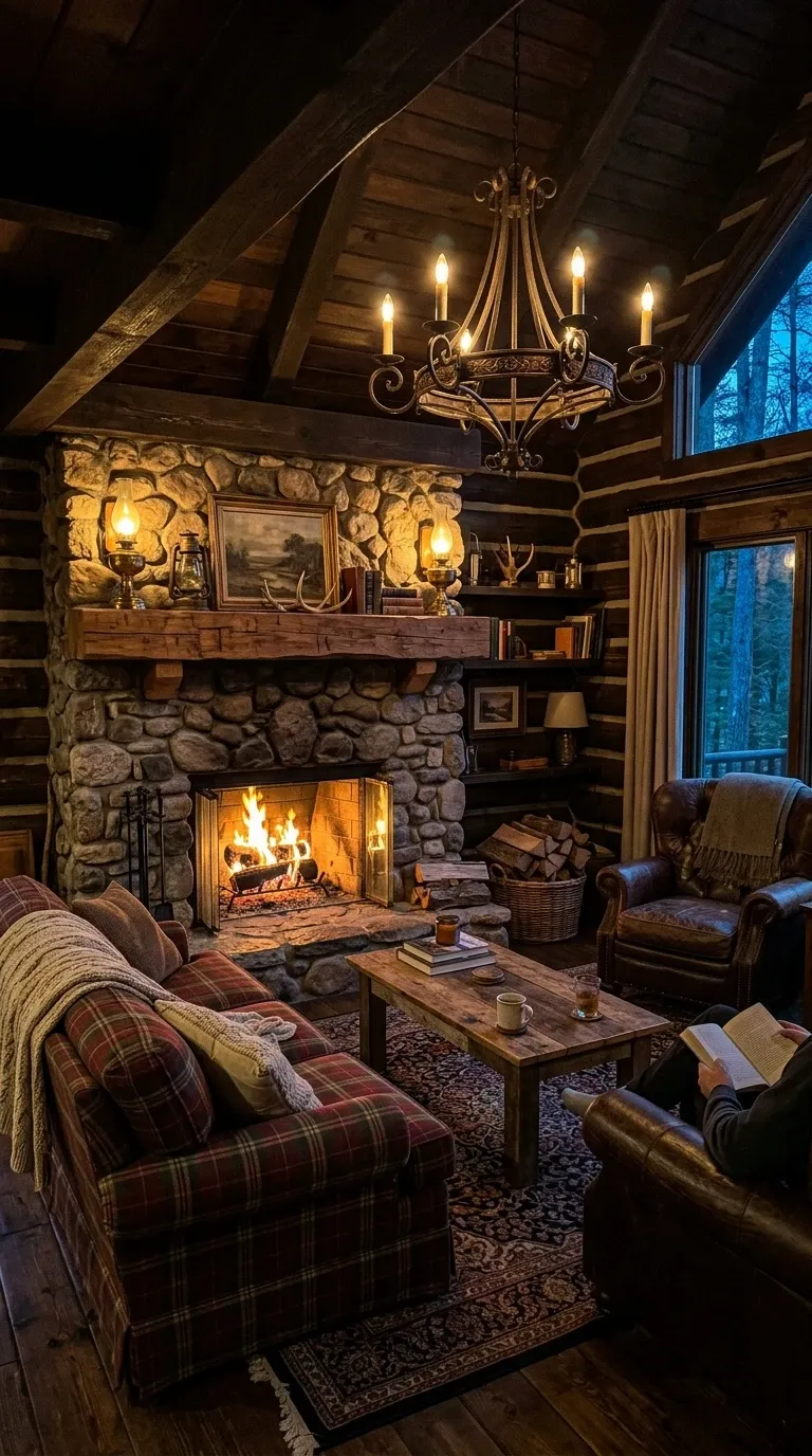 Cozy Rustic Cabin Ambiance