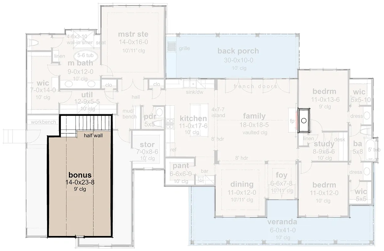 Optionally Finished Bonus Room