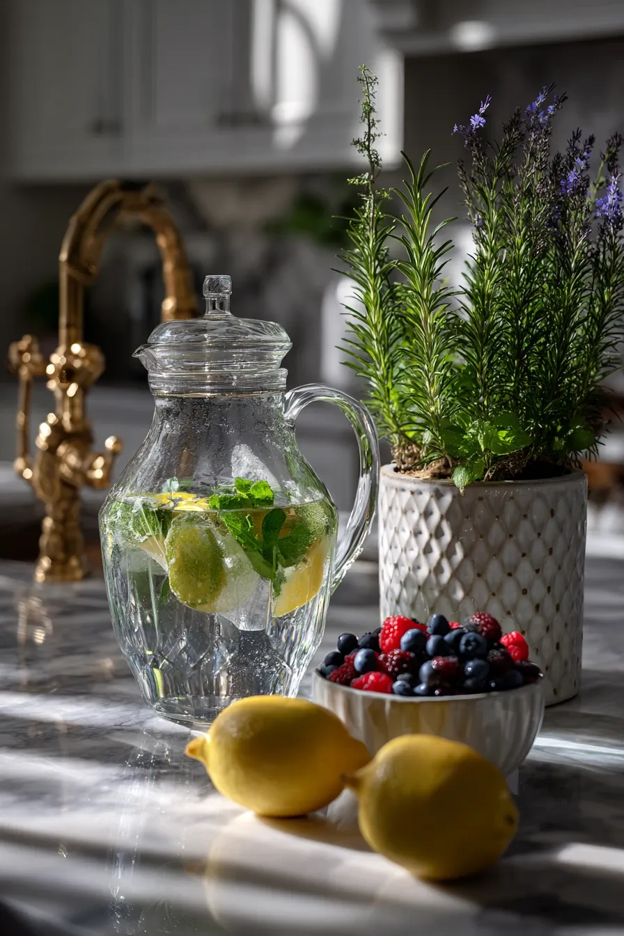 Refreshing Infused Water Station