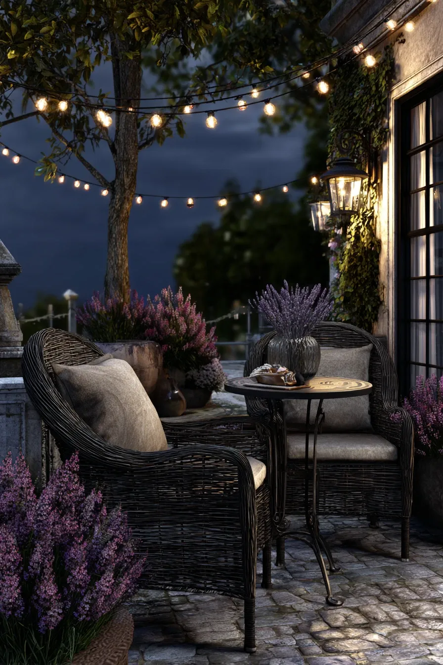 Enchanting Evening Patio