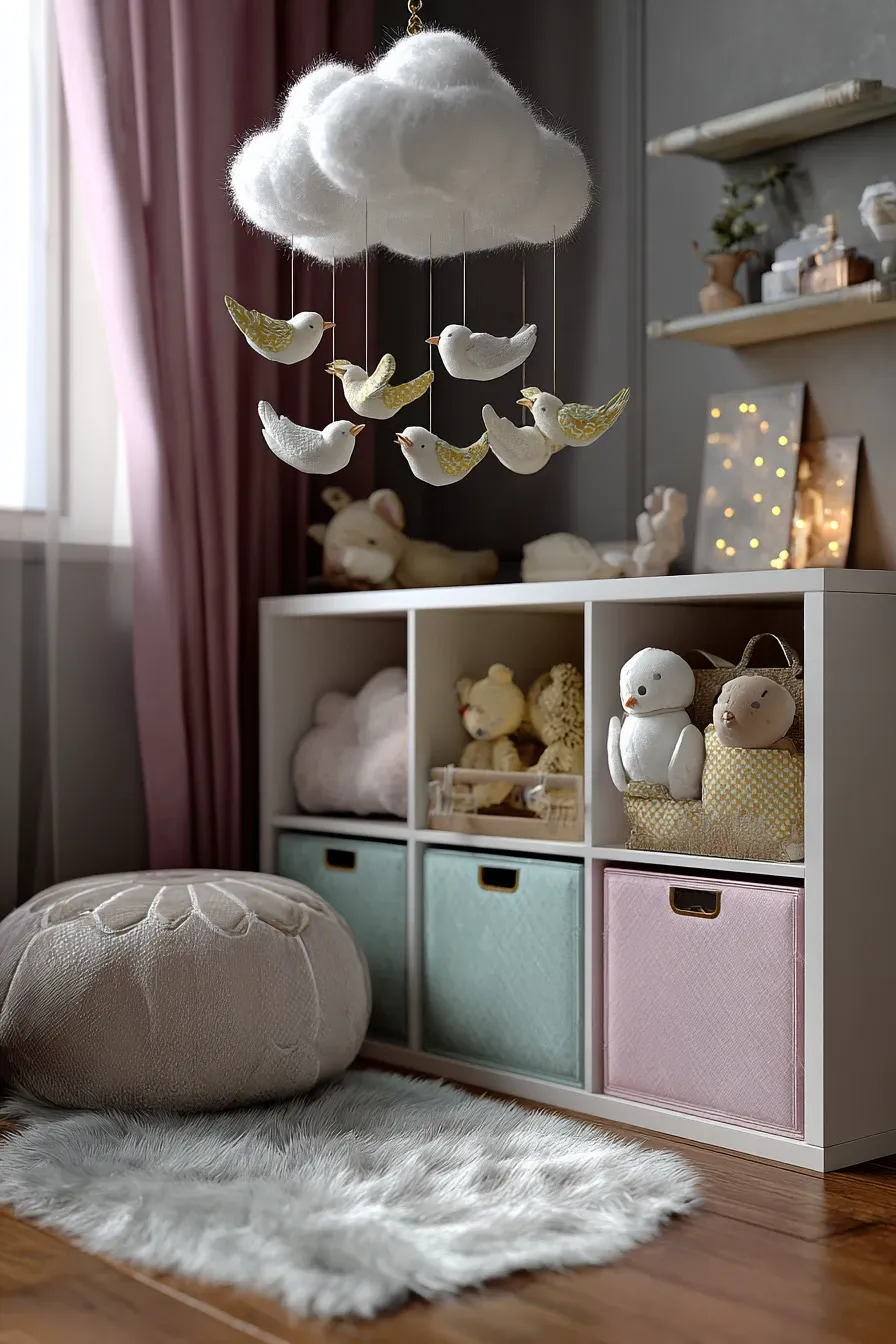 Organized & Sweet Nursery Shelf