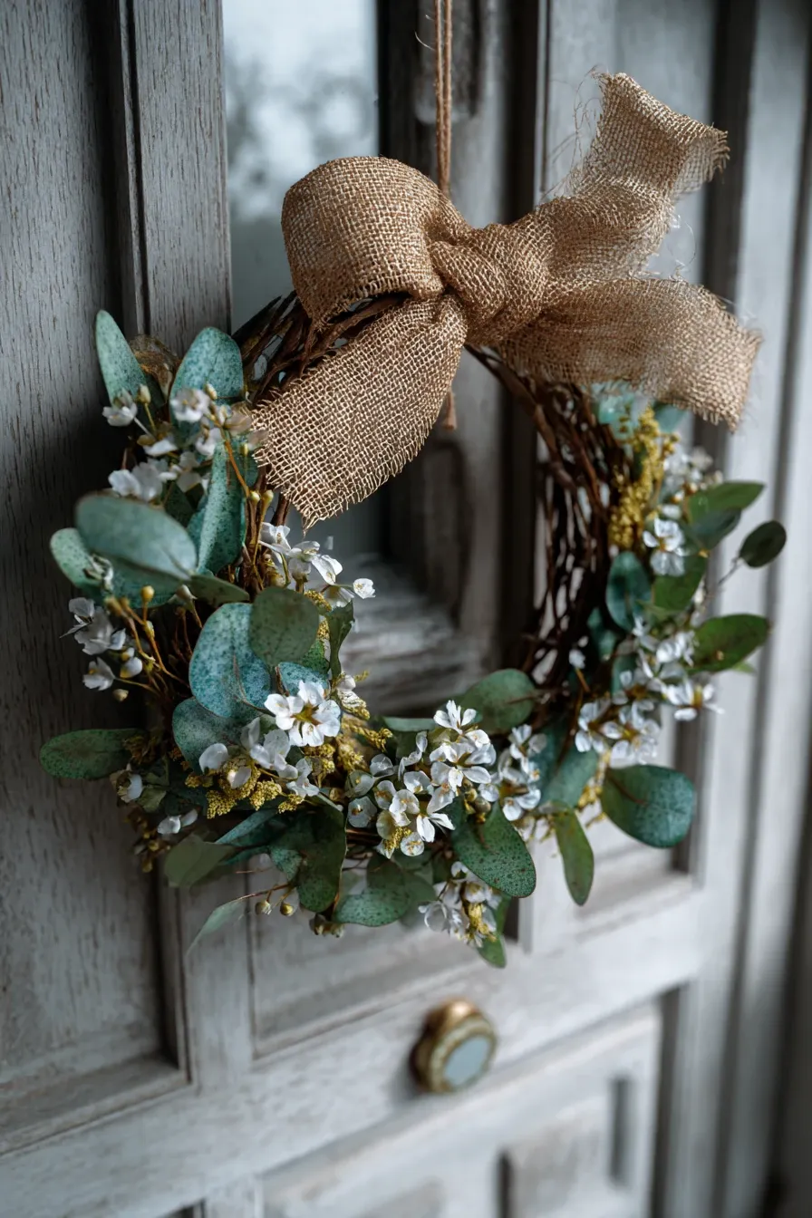 Rustic Grapevine & Eucalyptus Wreath