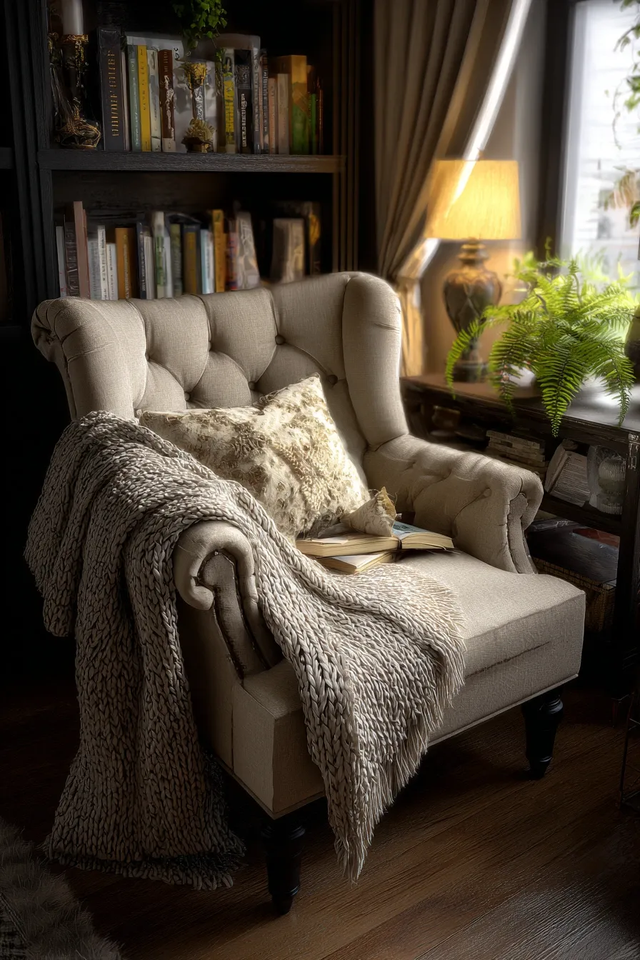 Elegant & Bright Reading Spot