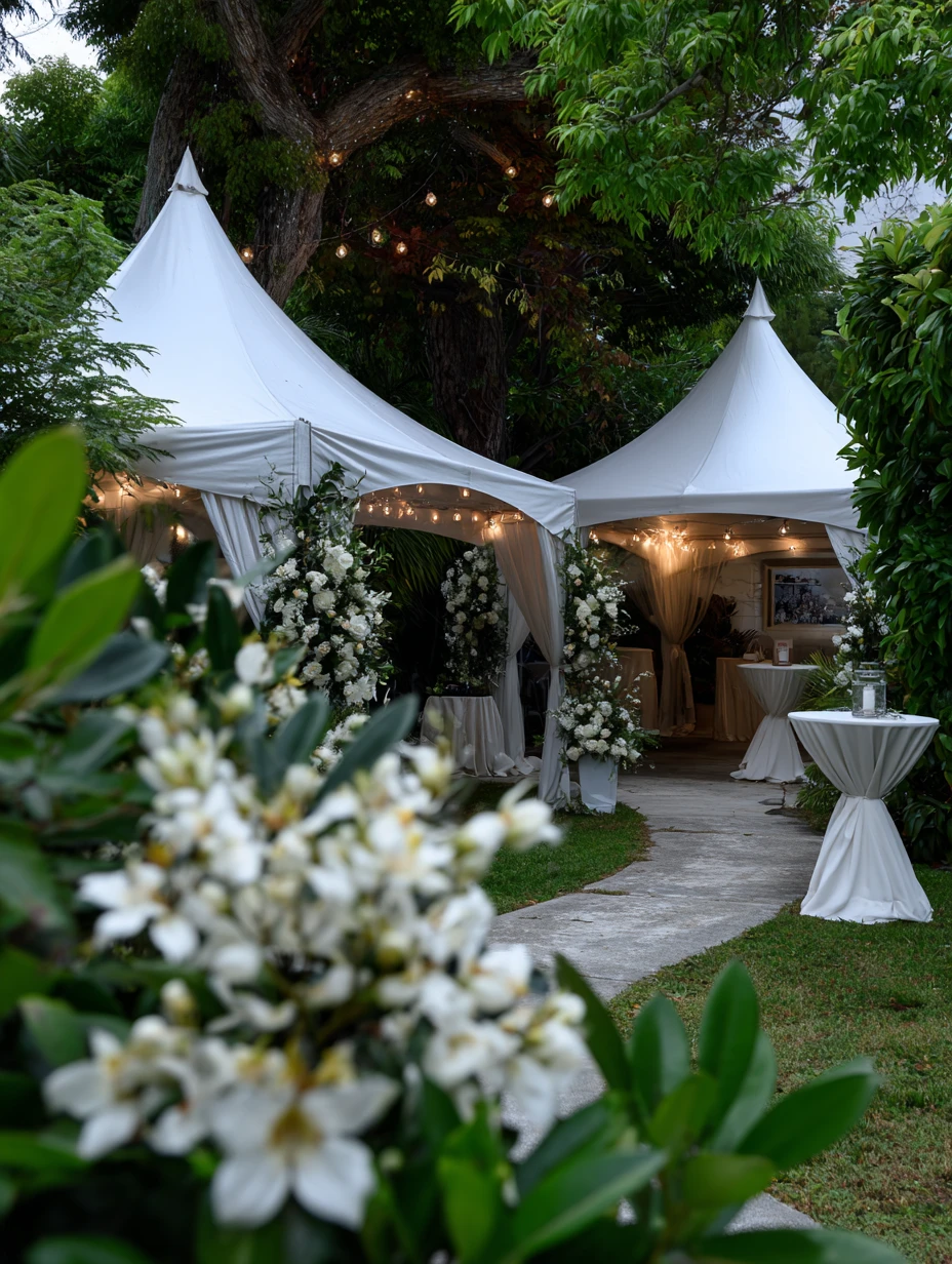 Elegant Garden Tented Party