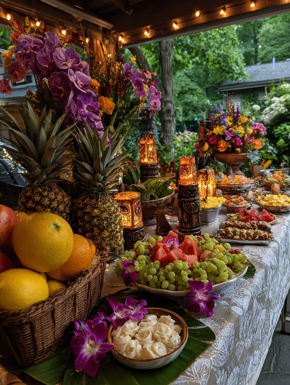 Lush Tropical Tiki Bar