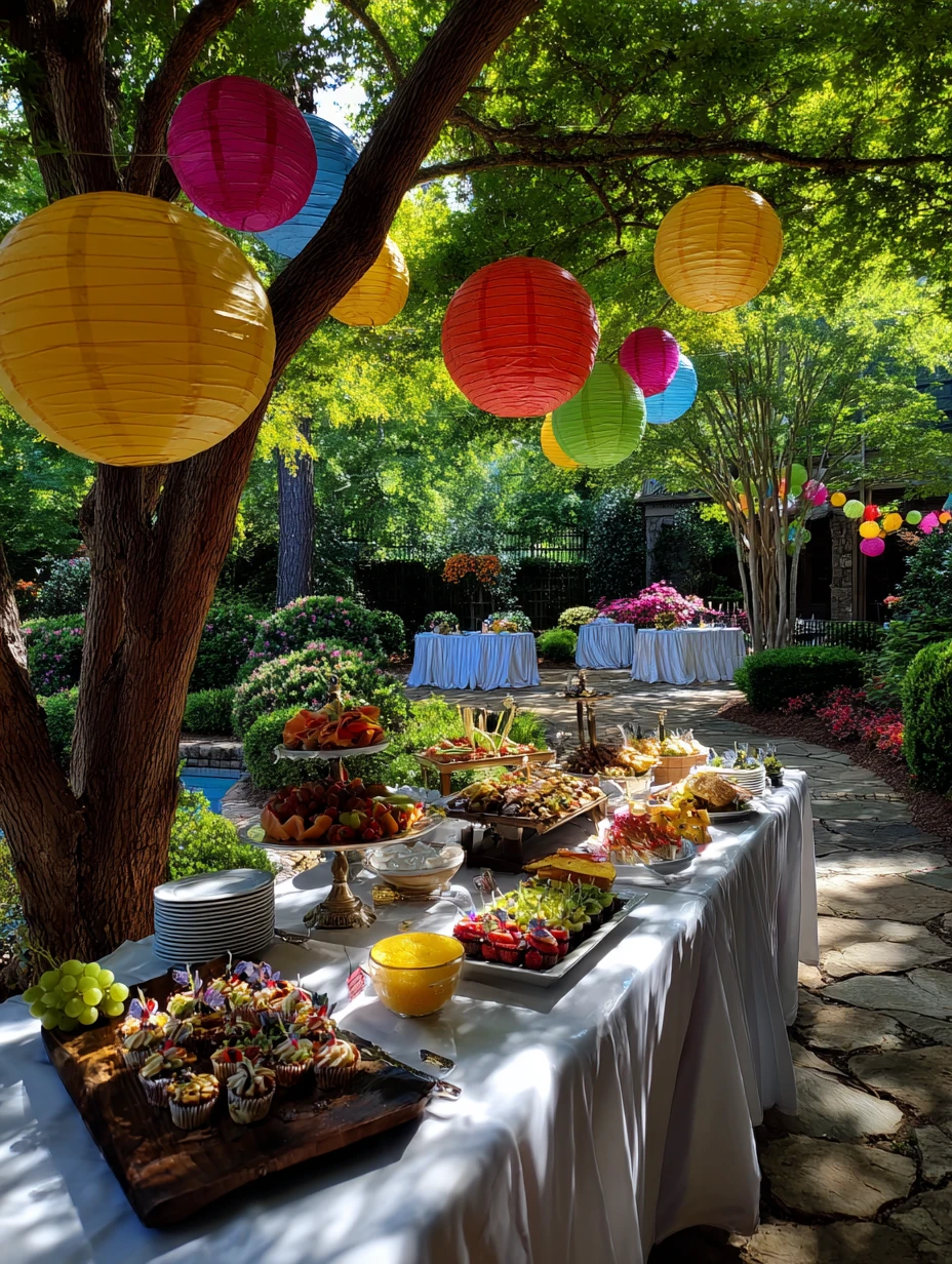 Sunny Daytime Garden Buffet