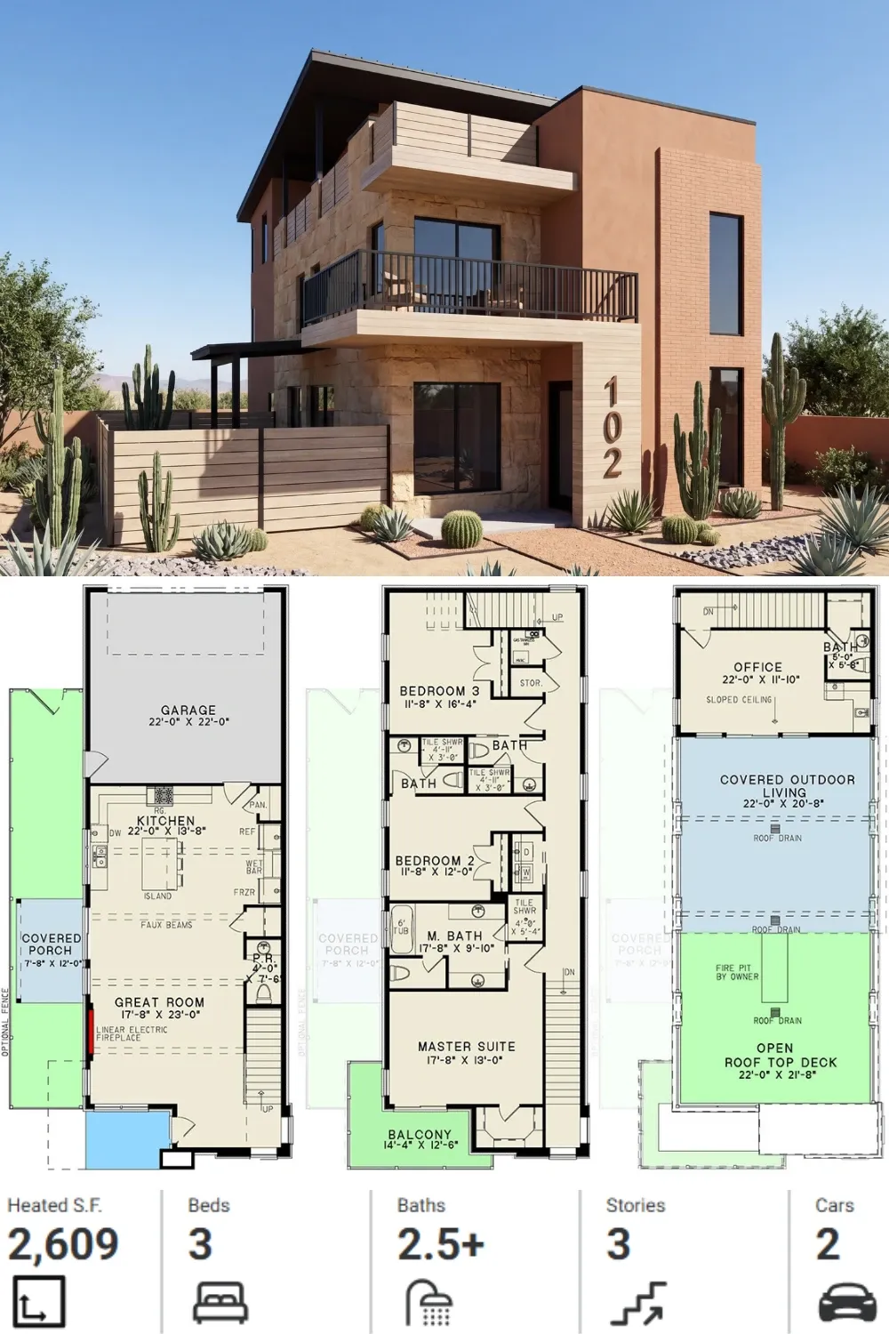 Desert Modern Home Design Concept