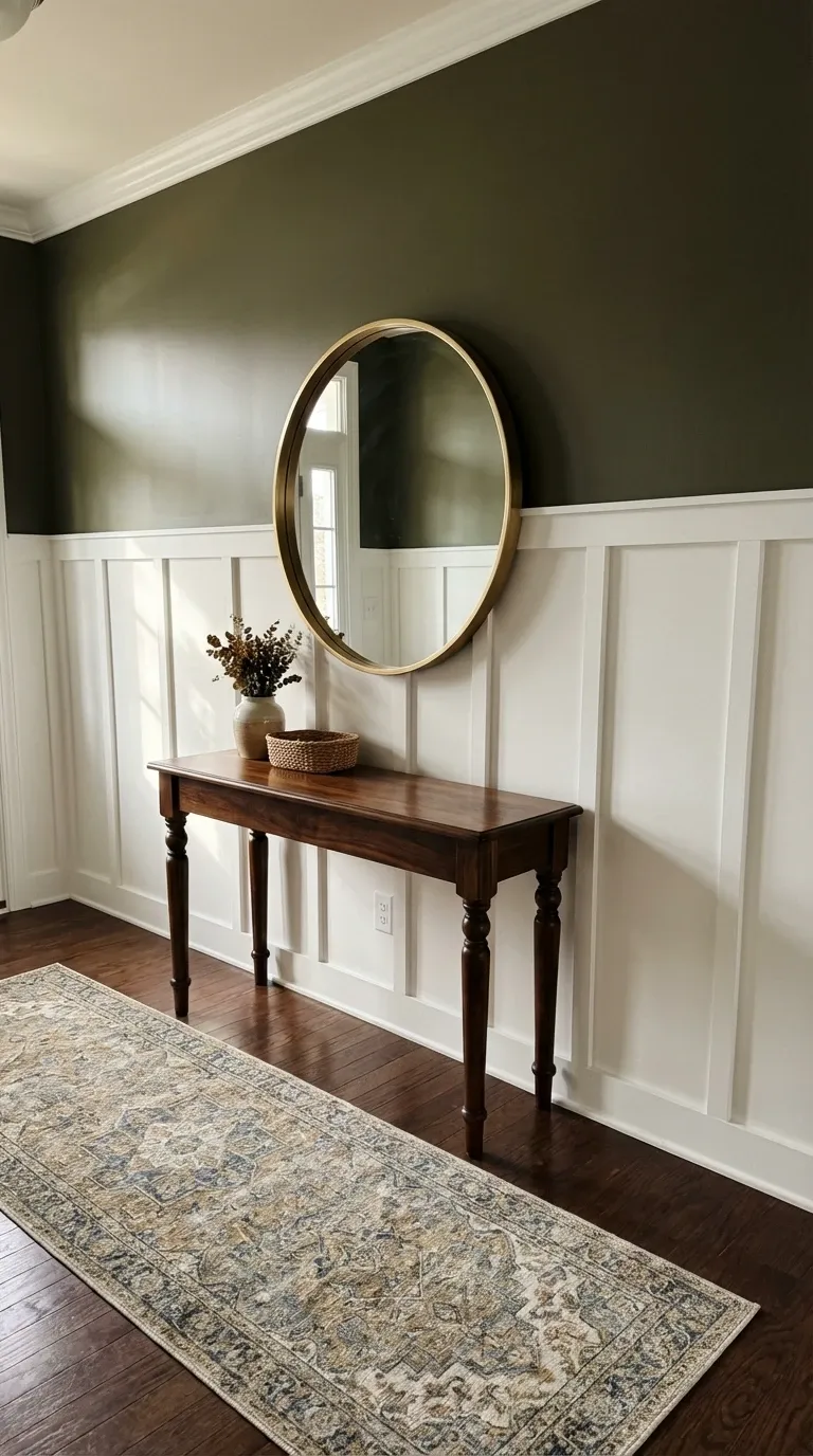 Elegant Board and Batten Entryway