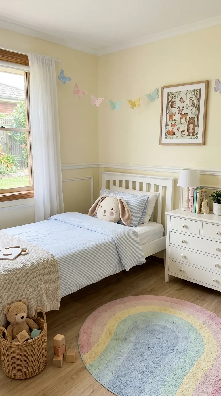 Whimsical Pastel Kids' Room