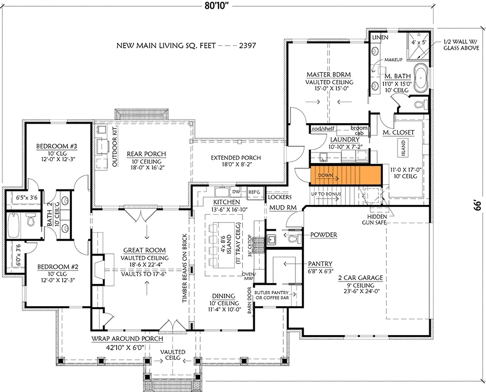 Main Level - Basement Version