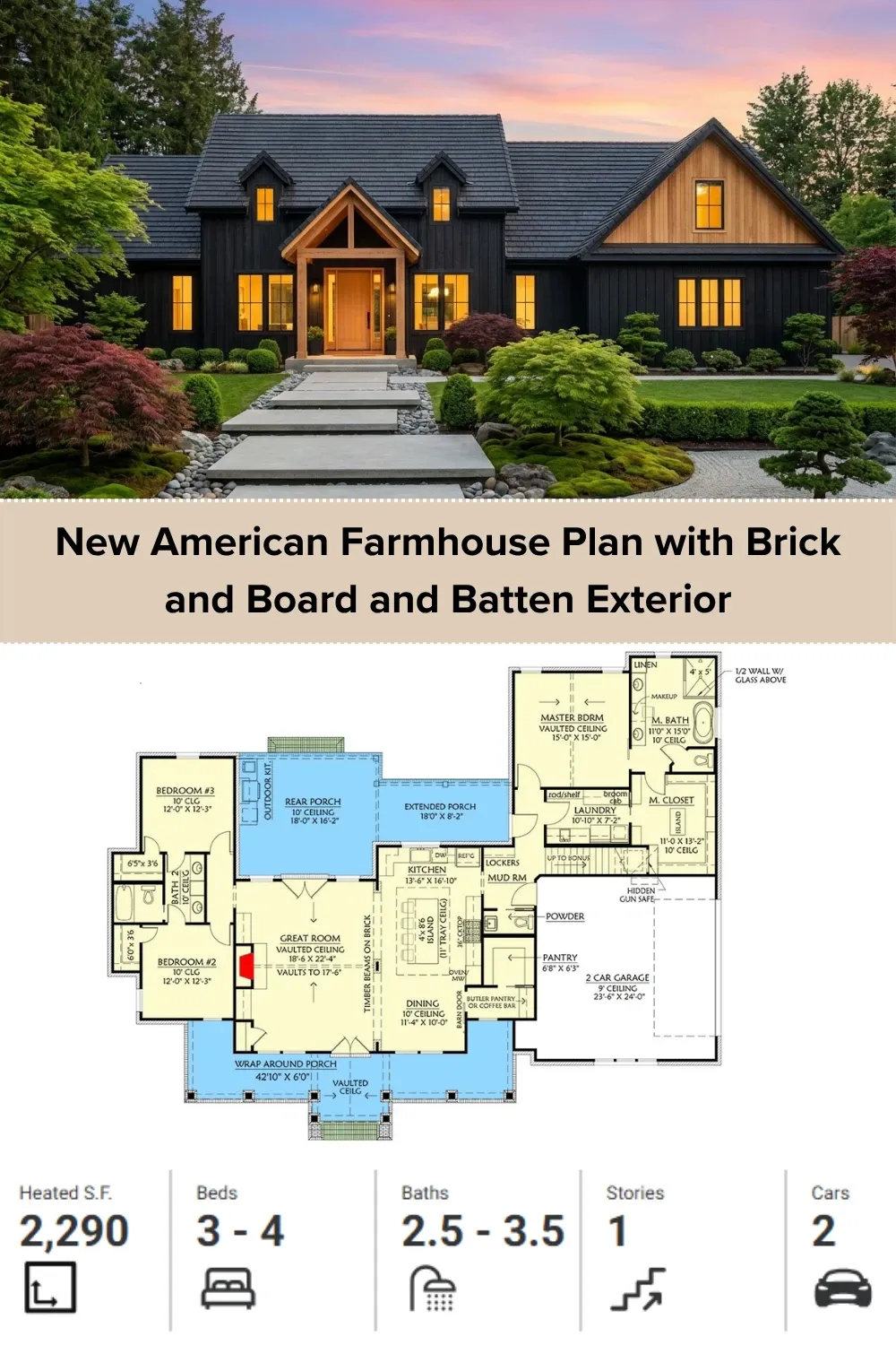 Bonus Room Level: Flexible Space Over Garage