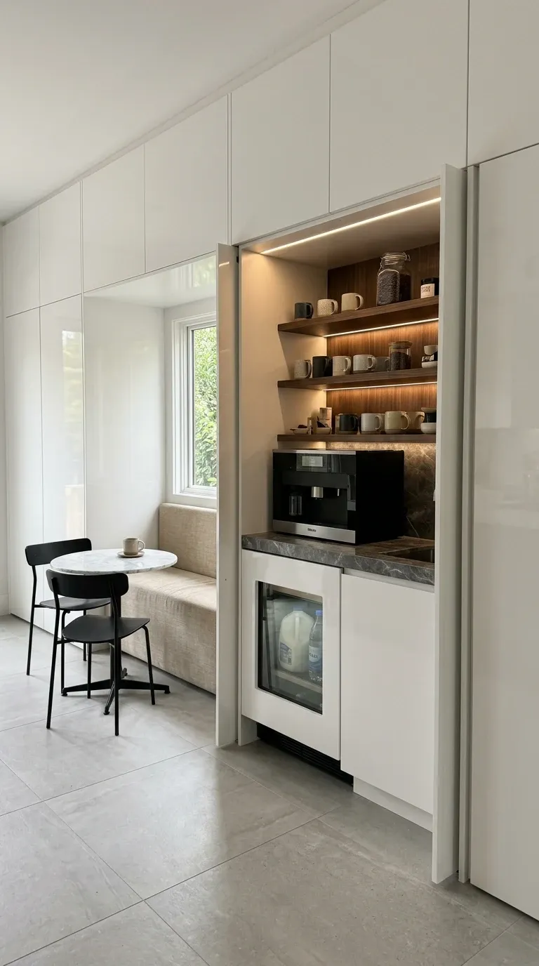 The Sleek Hidden Coffee Bar