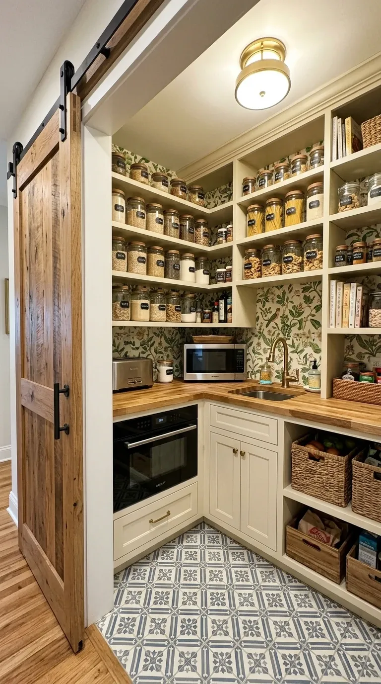 The Cottagecore Walk-in Pantry