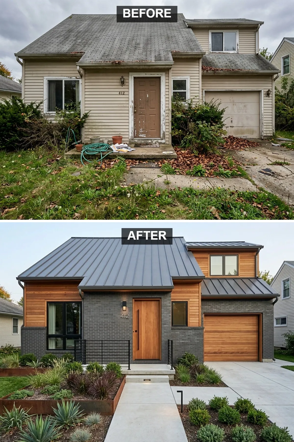 1. Mixed-Material Modern Industrial