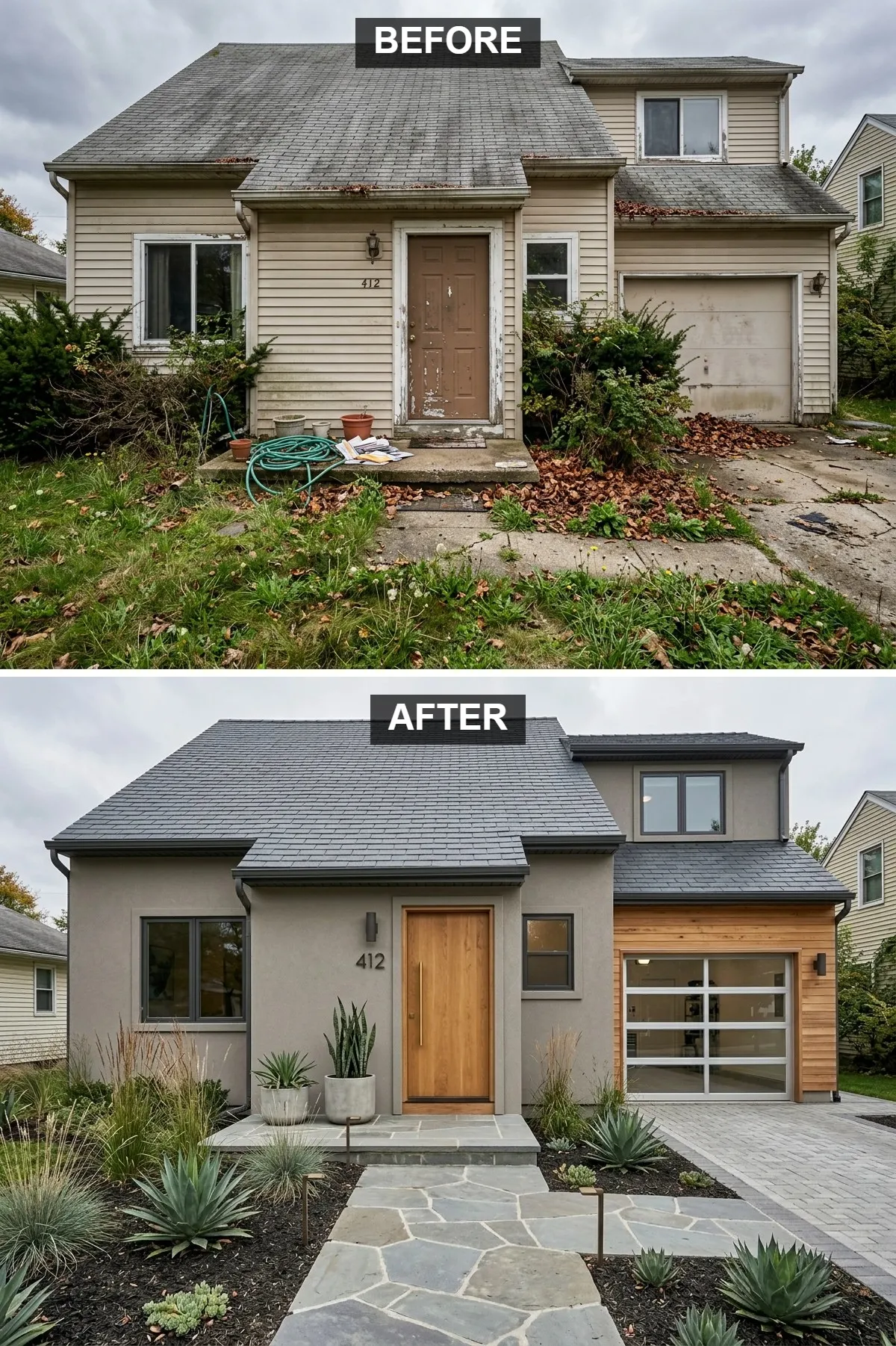 13. Mixed-Material Contemporary