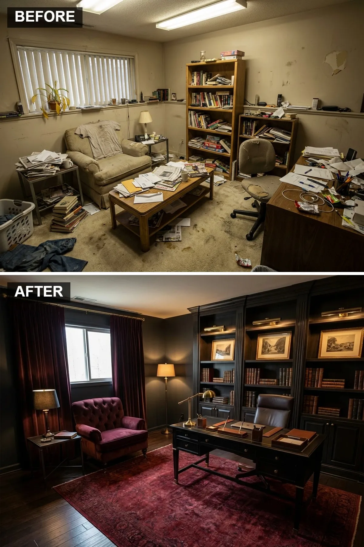 Moody Velvet & Dark Wood