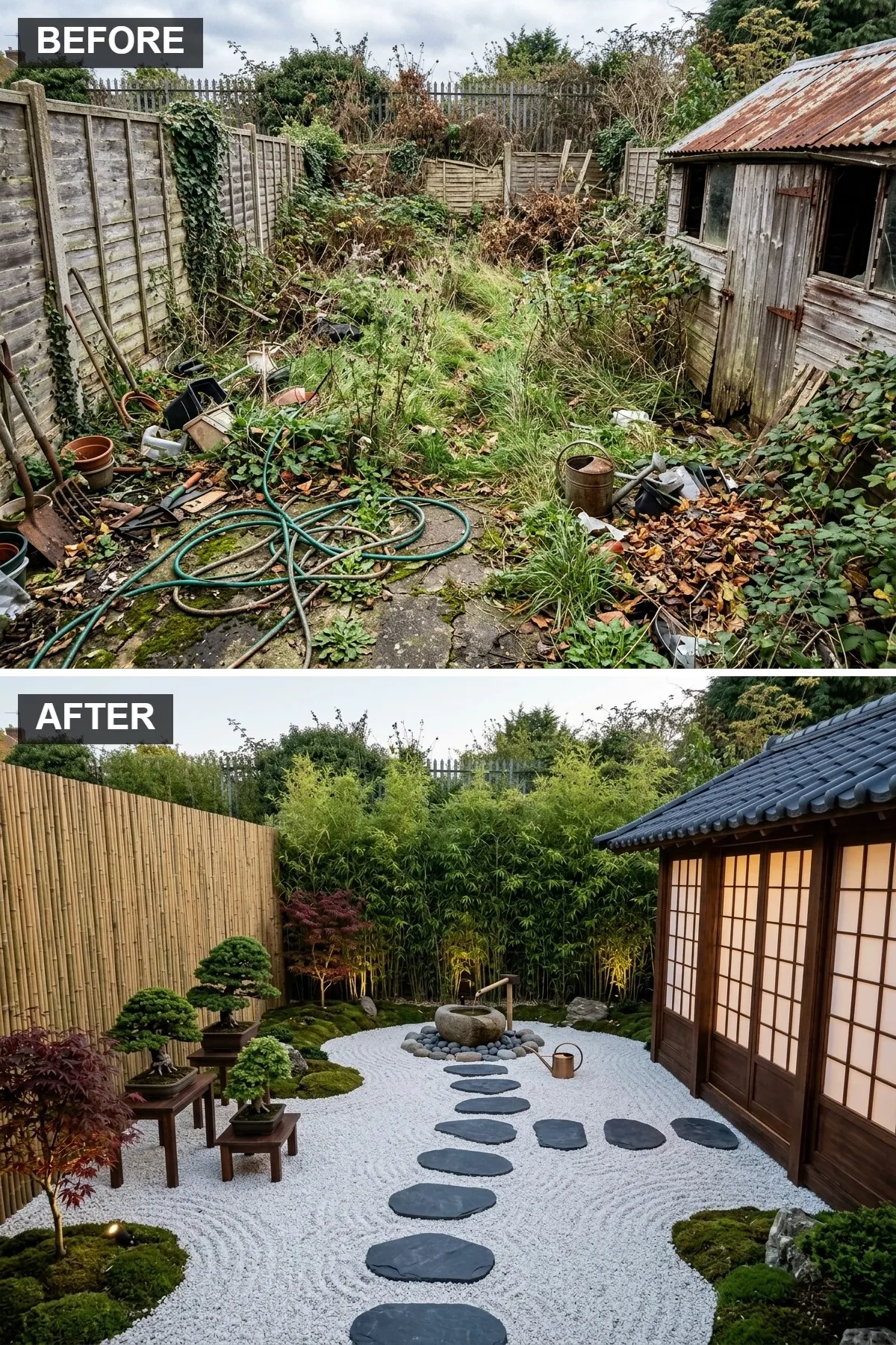 A Traditional Japanese Tea Garden