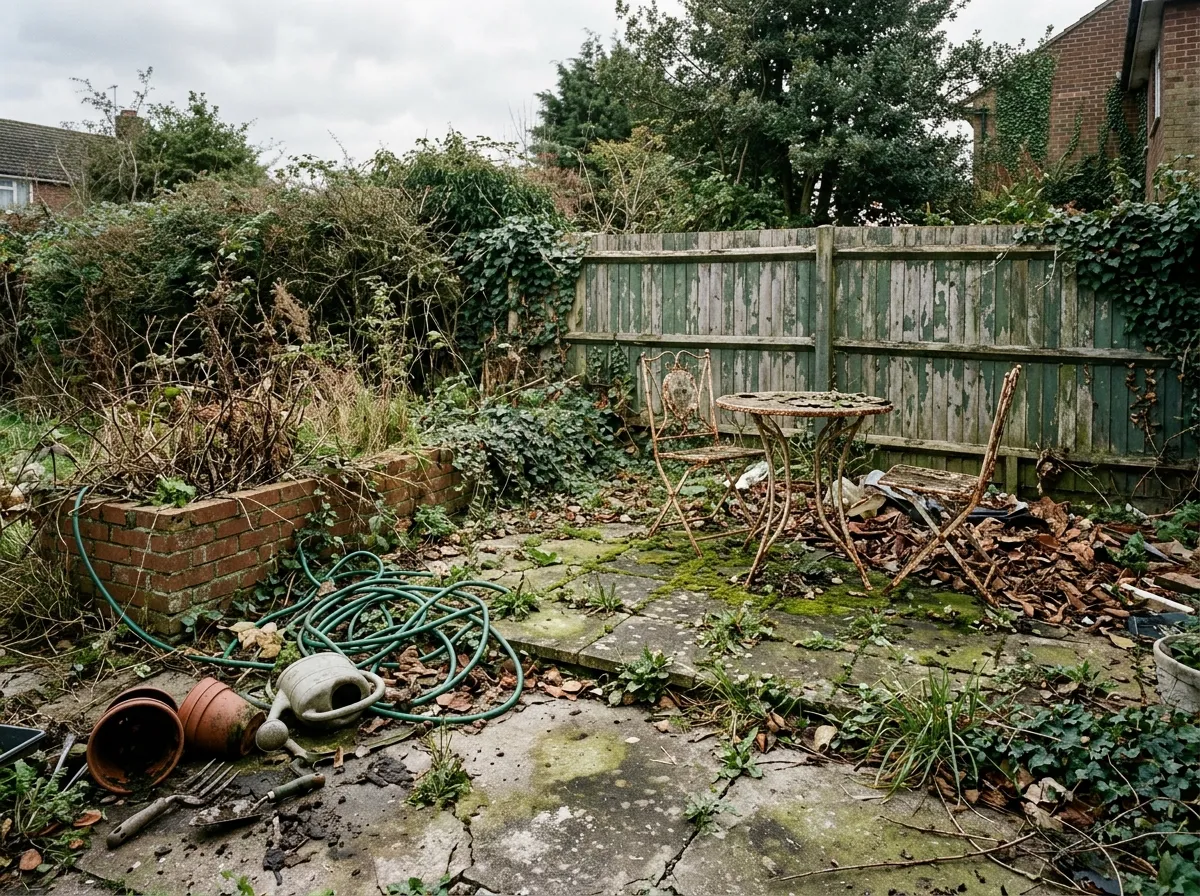 Before the Makeover: A Neglected Backyard's Hidden Potential